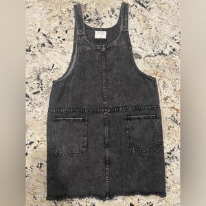 Tinsel Town black denim jumper. Size Large.